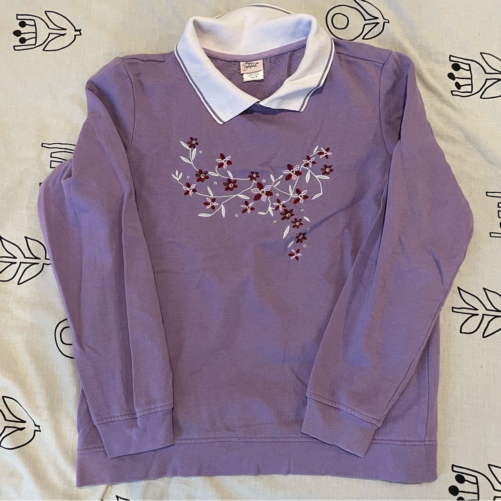 Lavender Grandma Sweater